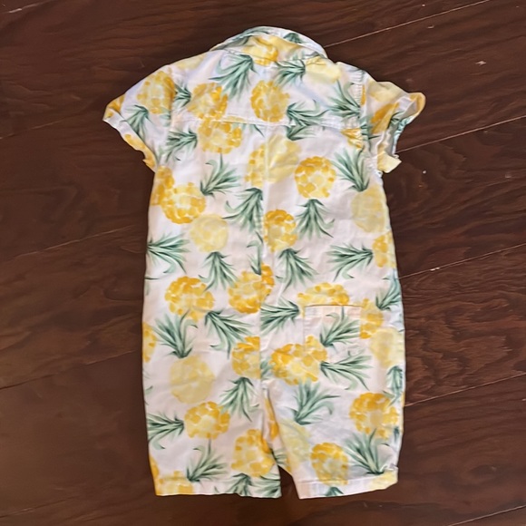 1st Birthday Pineapple Boy Cake Smash Photo Janie & Jack Outfit Set - Picture 6 of 8